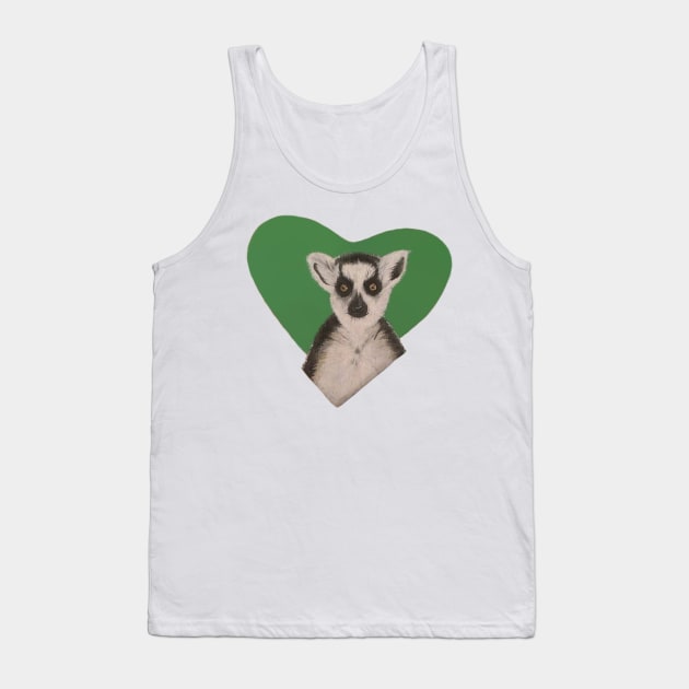 Ringtail Lemur Tank Top by kc-art